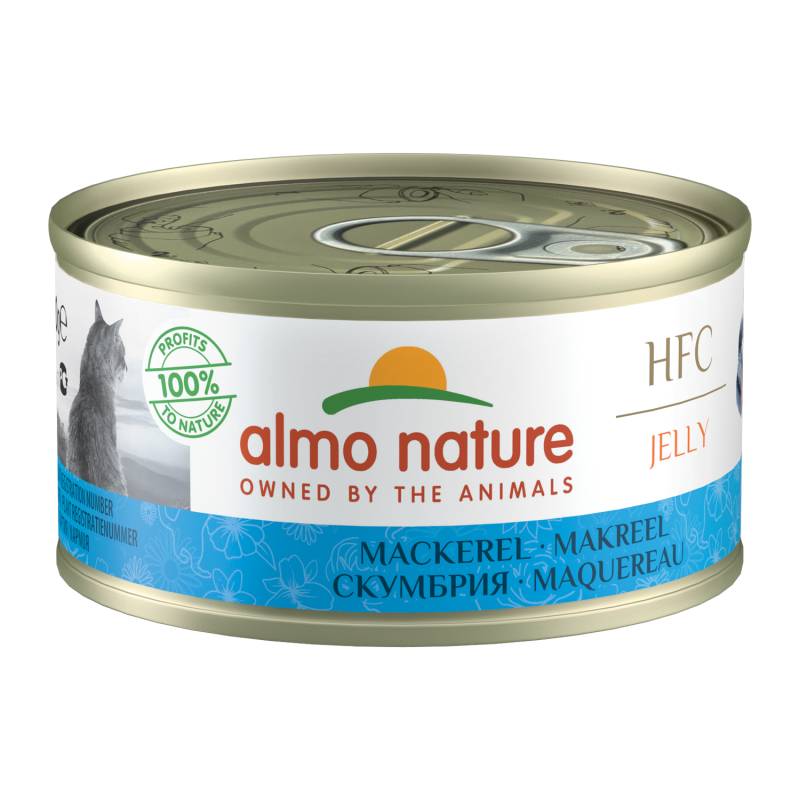 Almo Nature HFC 70 Jelly Katzenfutter - Dosen - Makrele - 24 x 70 g Almo Nature HFC 70 Jelly Katzenfutter - Dosen - Makrele - 24 x 70 g von Almo Nature
