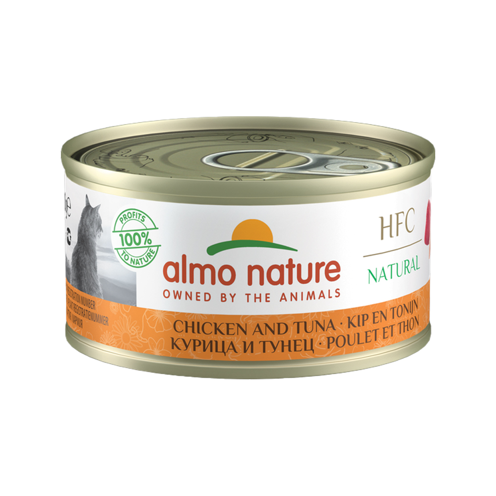 Almo Nature HFC 70 Natural Katzenfutter - Dosen - Huhn & Thunfisch - 24 x 70 g Almo Nature HFC 70 Natural Katzenfutter - Dosen - Huhn & Thunfisch - 24 x 70 g von Almo Nature