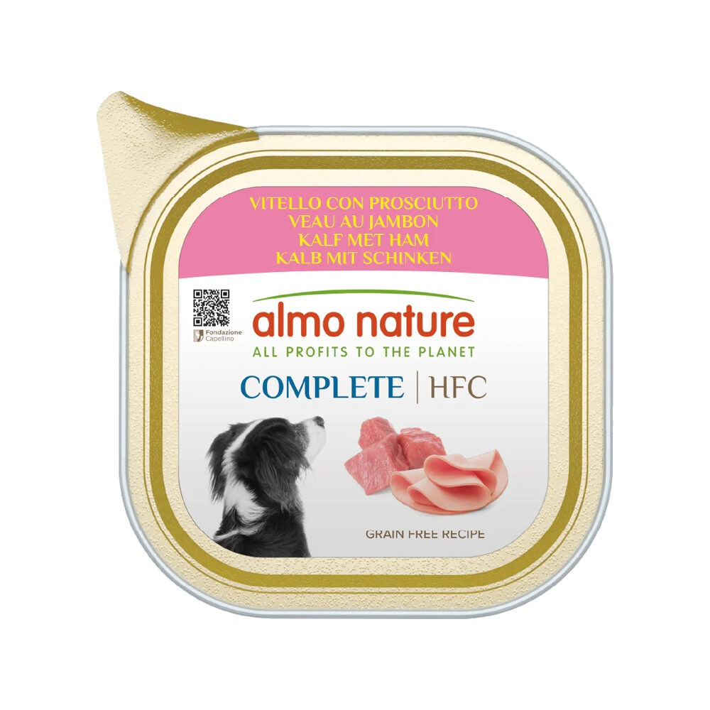 Almo Nature HFC Complete - Becher - Kalb mit Schinken von Almo Nature