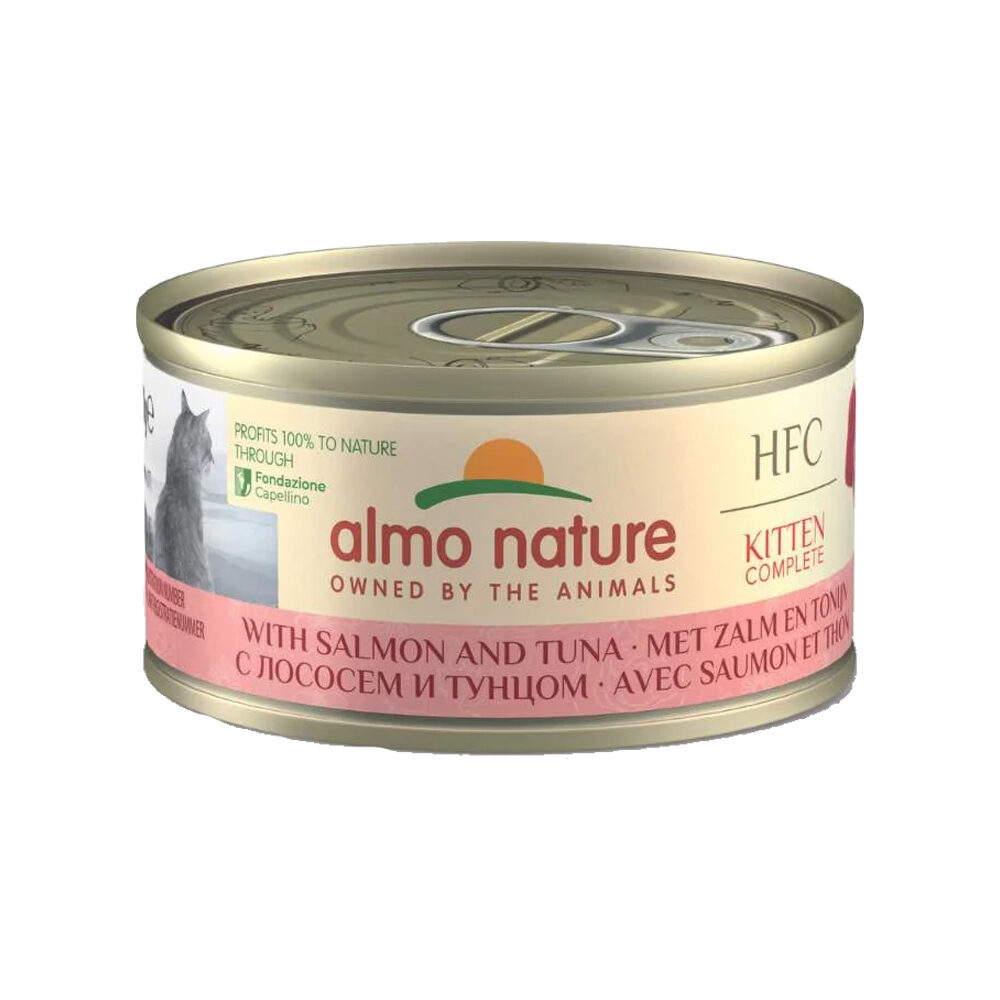 Almo Nature HFC Complete Kitten - Dose - Lachs und Thunfisch von Almo Nature