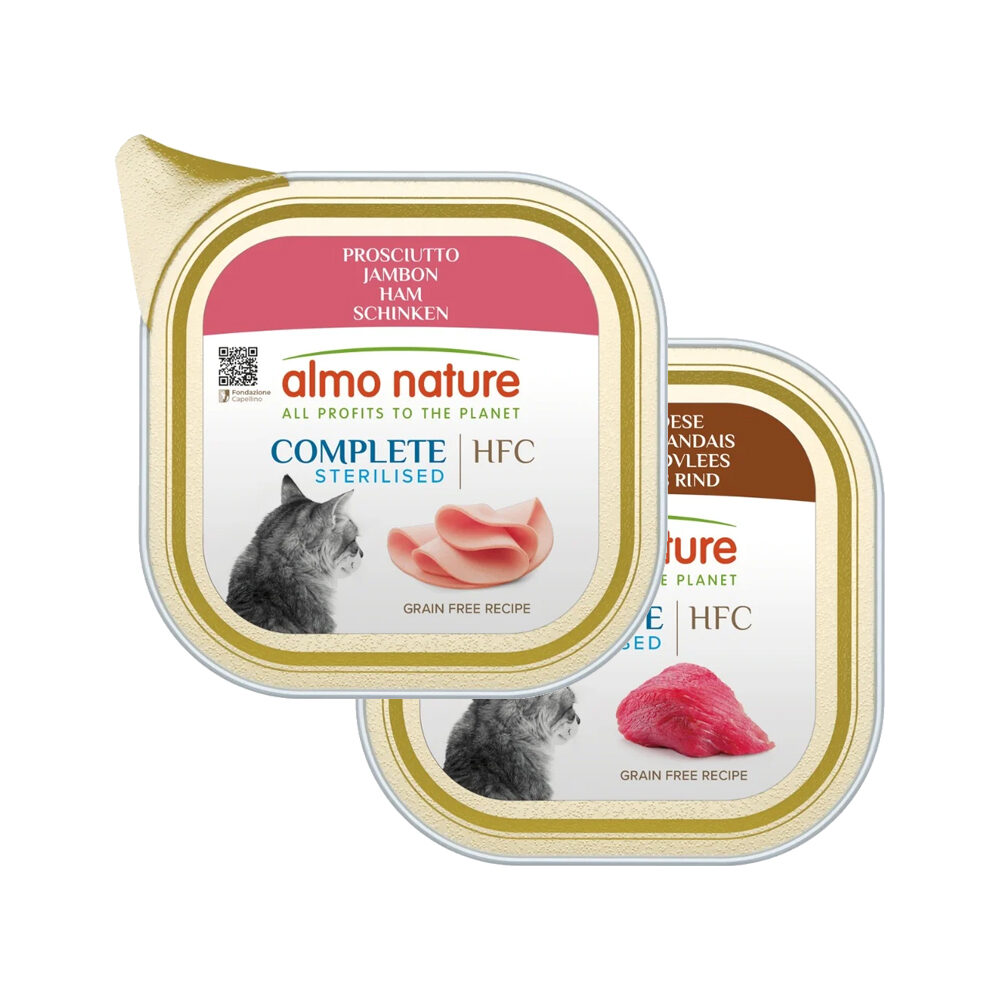 Almo Nature HFC Complete Sterilised - Becher - Schinken von Almo Nature