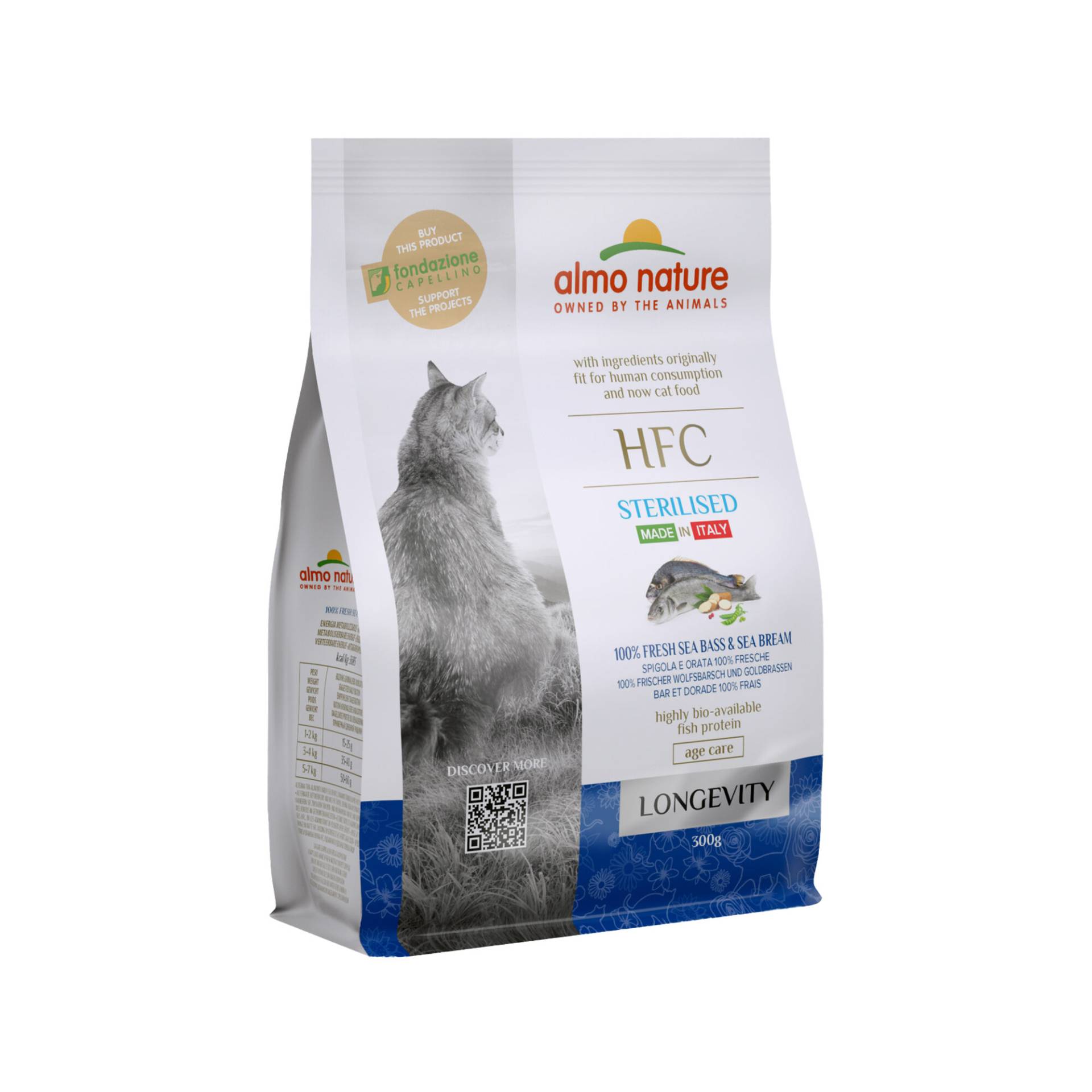 Almo Nature HFC Longevity Sterilised - Wolfsbarsch & Seebrasse - 1,2 kg von Almo Nature