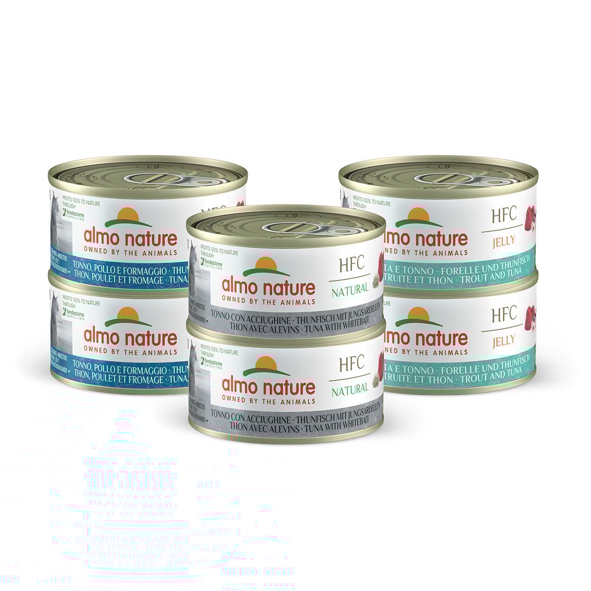 Almo Nature HFC Multipack versch. Sorten Thunfisch 6x70g von Almo Nature