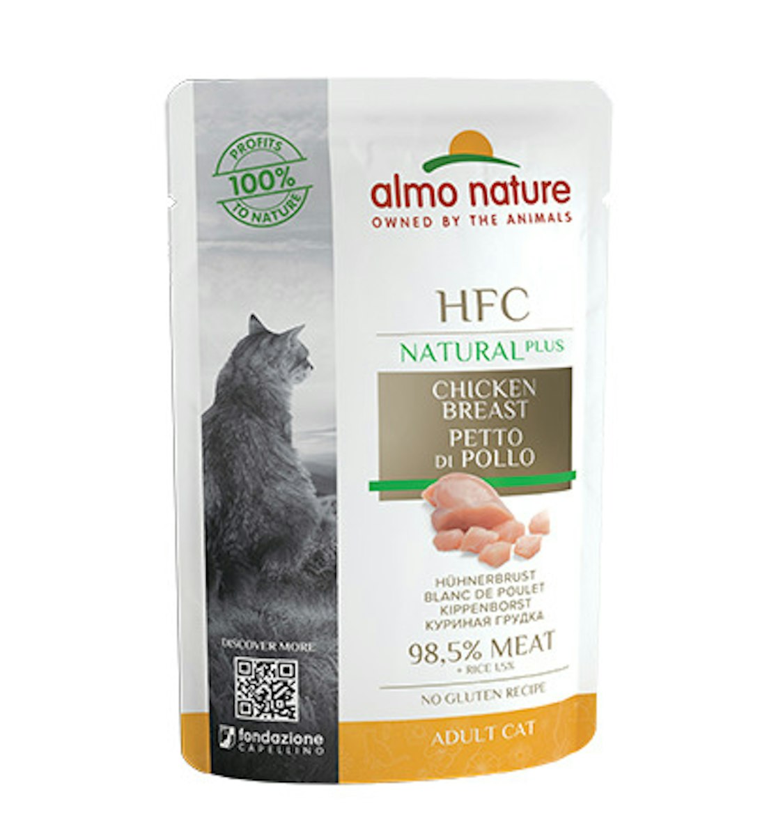Almo Nature HFC Natural Plus 55g Beutel Katzennassfutter von Almo Nature