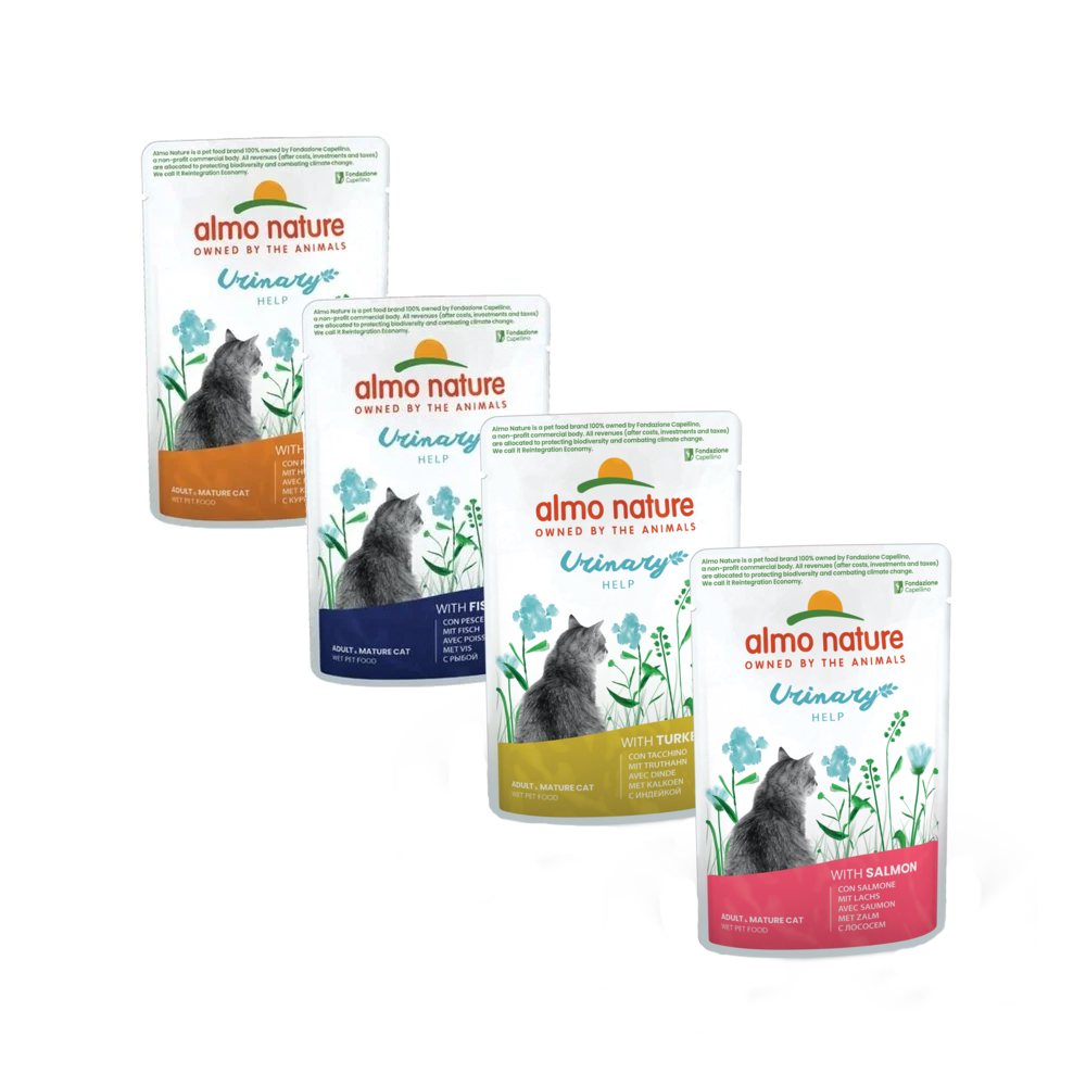 Almo Nature Holistic Urinary Help Katzenfutter - Frischebeutel - Fisch - 30 x 70 g von Almo Nature