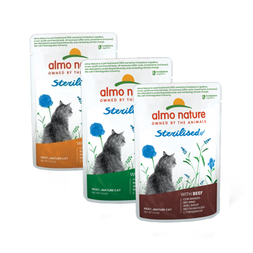 Almo Nature Sterilised Katzenfutter - Frischebeutel - Huhn - 30 x 70 g von Almo Nature