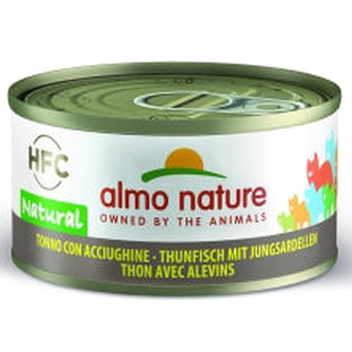 Almo Nature Thunfisch & Jungsardinen 70g Katzenfutter, 24er Pack von almo nature