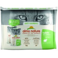 Almo nature Almo Holistic Anti Hairball Multipack 6x70 g mit Rind & Huhn von Almo Nature