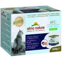 Almo nature HFC Natural Light Meal 4x50 g Thunfisch, Huhn und Schinken von Almo Nature