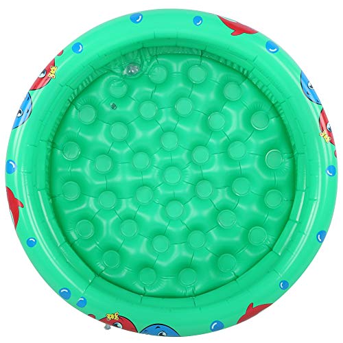 Alomejor Aufblasbares Baby Kleinkinder Schwimmbad Verdickter Sicheres Kleines Grünes Pool für Im Freien Im Freien - PVC -Material (Grün 120cm) von Alomejor