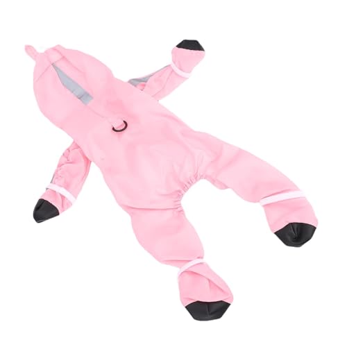 Alomejor Hunde Regenmantel Polyester Welpe Regenjacke für Kleine Rassen Hunde Im Freien Im Freien Im Freien Im Freien Aktivitäten Im Freien (M) von Alomejor