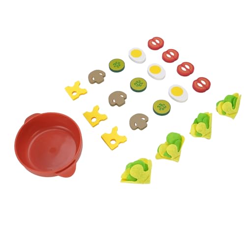 Alomejor Realistisches Kochspielzeug Verbessert die Feinmotorischen Fähigkeiten für Familienverbindungen + Dichtebrett Alomejor Realistisches Kochspielzeug Verbessert die Feinmotorischen Fähigkeiten für Familienverbindungen + Dichtebrett von Alomejor