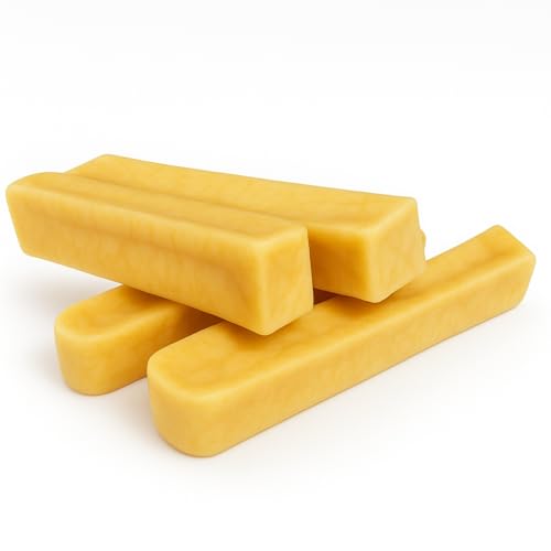 Hartkäse für Hunde – Extra Kleine 4 Stück – Natürlicher Kauknochen – Kaukäse zur Zahnpflege & Langen Kaudauer von Alp Chews