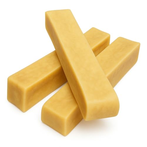 Hartkäse für Hunde – Extra Large 3 Stück – Natürlicher Kauknochen – Kaukäse zur Zahnpflege & Langen Kaudauer von Alp Chews