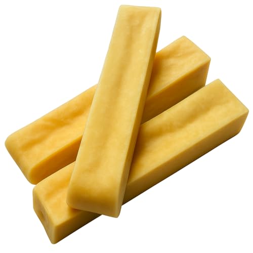 Hartkäse für Hunde – Large 3 Stück – Natürlicher Kauknochen – Kaukäse zur Zahnpflege & Langen Kaudauer von Alp Chews