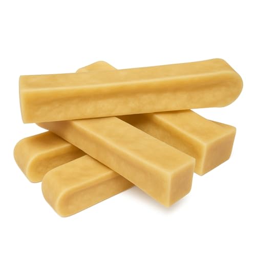 Hartkäse für Hunde – Mittlere 5 Stück – Natürlicher Kauknochen – Kaukäse zur Zahnpflege & Langen Kaudauer Hartkäse für Hunde – Mittlere 5 Stück – Natürlicher Kauknochen – Kaukäse zur Zahnpflege & Langen Kaudauer von Alp Chews