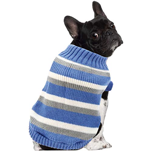 Alpha Dog Pullover, Blaue Streifen, 3XL, 50 cm von Alpha Dog