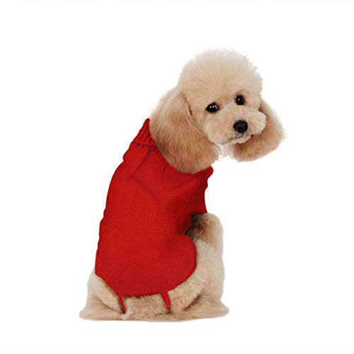 Alpha Dog Pullover rot gestrickt 25 cm 100 g von Alpha Dog