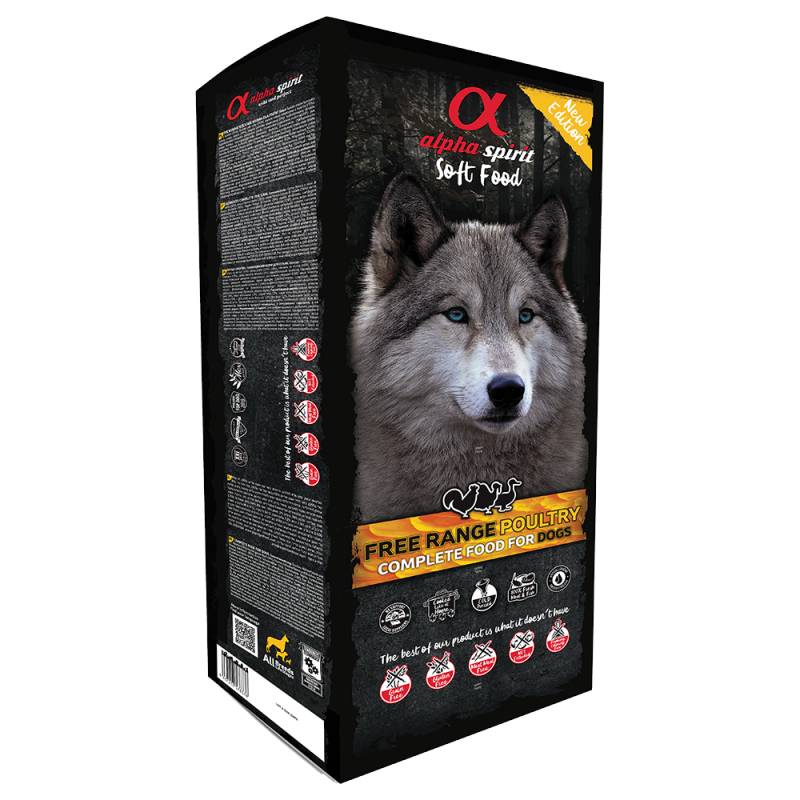 alpha spirit Semi-Moist Complete Free Range Poultry - Sparpaket: 2 x 9 kg von Alpha Spirit
