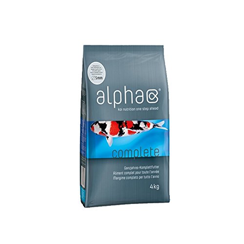 KOIFUTTER alpha complete - koinutrition one step ahead - Schwimmfutter Ganzjahresfutter für Koi, 4 kg von alpha
