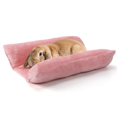 Weiches Kaninchenbett, 39,9 x 35,6 cm, warmes, verdicktes Kaninchen, konkaves Bett, Kuschelkissen, Plüschmatte mit Baumwollliegekissen, kleine Haustier-Flop-Matte für Käfig, zum Schlafen im Weiches Kaninchenbett, 39,9 x 35,6 cm, warmes, verdicktes Kaninchen, konkaves Bett, Kuschelkissen, Plüschmatte mit Baumwollliegekissen, kleine Haustier-Flop-Matte für Käfig, zum Schlafen im von Alphatool