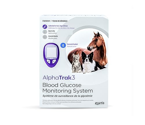 AlphaTrak 3, 8-teiliges Haustier-Blutzuckermessungs-Set für diabetische Katzen, Hunde und Pferde, All-in-One-Lösung für die Klinik oder zu Hause, mit digitalen Ergebnissen AlphaTrak 3, 8-teiliges Haustier-Blutzuckermessungs-Set für diabetische Katzen, Hunde und Pferde, All-in-One-Lösung für die Klinik oder zu Hause, mit digitalen Ergebnissen von Alphatrak