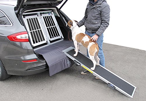 Auto-Hunderampe aus Aluminium (L (36 x 183cm)) von Alpuna