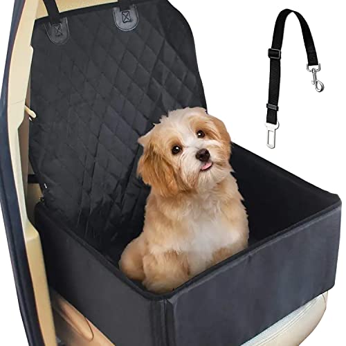Altatac Hunde Autositz für Kleine Hunde, Tragbare Hunde Booster Autositz Wasserdicht Rutschfest Abnehmbar Waschbar Hundebett für Auto, Haustier Autositz mit 2 Sicherheitsgurten Schwarz Altatac Hunde Autositz für Kleine Hunde, Tragbare Hunde Booster Autositz Wasserdicht Rutschfest Abnehmbar Waschbar Hundebett für Auto, Haustier Autositz mit 2 Sicherheitsgurten Schwarz von Altatac