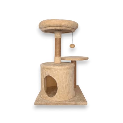 Althea Living Katzenbett, Höhe 62 cm, Kratzbaum für Katzen, beige von Althea Living