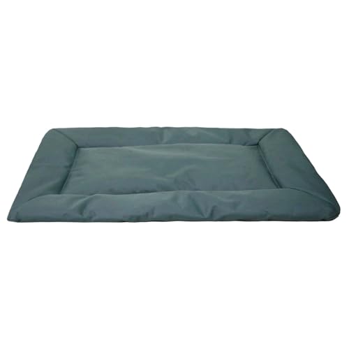 Althwuyu Hundekiste Bett, tragbare Faltbare Haustiermatte mit Baumwollfüllung, Waschkissen für Hundekäfige, Reisen und Heimgebrauch, Leichtgewicht, Kaffee (Grau) von Althwuyu