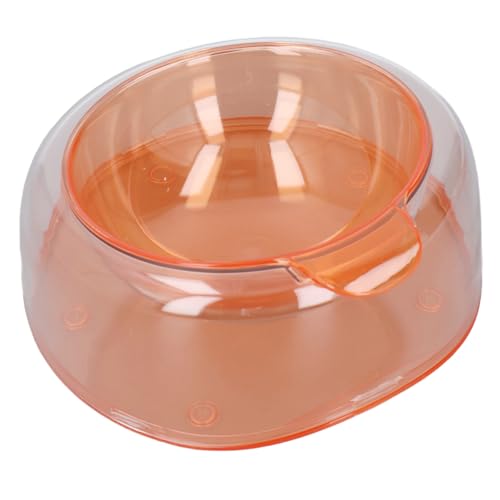 Althwuyu erhöhte schrägte Katzenfutterschale, 15 ° Tilted Pet Feeder mit abnehmbarem Ständer zum bequemen Essen und einfacher Pflege, 500 ml transparentes Gericht von Althwuyu