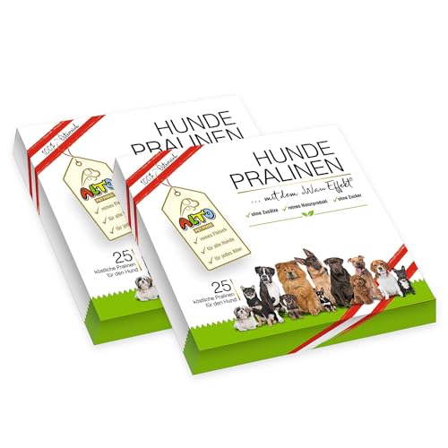 Alto - Premium Hunde-Pralinen vom Kalb | in hochwertiger Geschenk-Box | 100% Naturprodukt | besondere Hundeleckerlies - 2 Packungen von Alto-Petfood