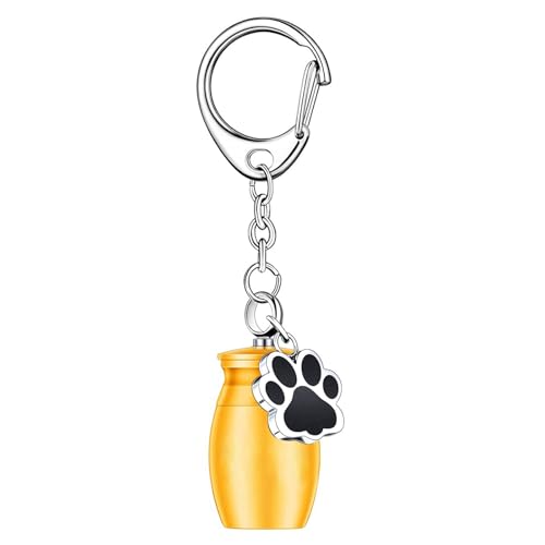 Altsuceser Haustierurnen-Schlüsselanhänger für Hunde und Katzen, Mini-Urne für Haustiere, Andenken mit Hundepfoten-Anhänger, wasserdicht, Gedenktier, Katze, Hund, Vogel, Urne, Schlüsselanhänger, Altsuceser Haustierurnen-Schlüsselanhänger für Hunde und Katzen, Mini-Urne für Haustiere, Andenken mit Hundepfoten-Anhänger, wasserdicht, Gedenktier, Katze, Hund, Vogel, Urne, Schlüsselanhänger, von Altsuceser