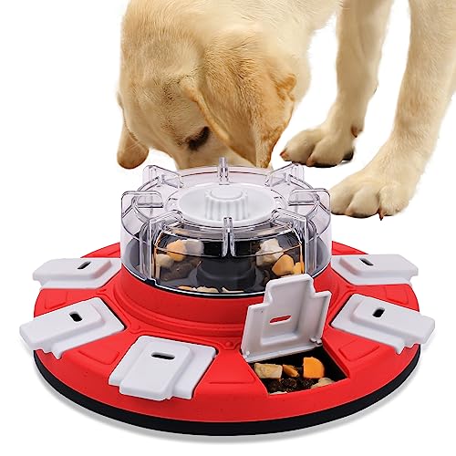 Aluckmao Hunde-Puzzle-Spielzeug, Hundeleckerli-Puzzle-Futterspender, Hundeanreicherungsspielzeug (geistig stimulierend) von Aluckmao