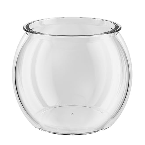 Alula777 21 cm – Fischglas, rund, Aquarium, Aquarium, Zylinder, transparent, Fischglas, für Tisch oder Desktop-Display – transparent von Alula777