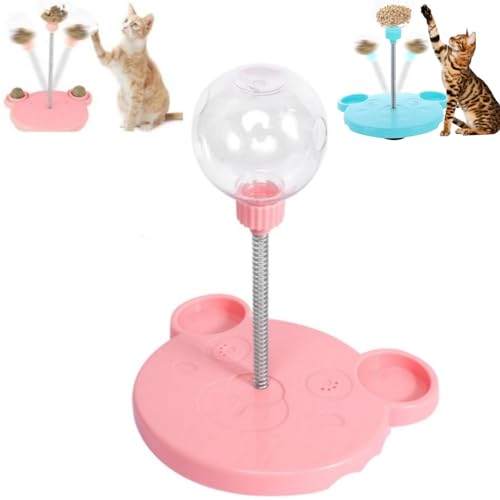 Alula777 Cat Toy Treat Dispensing Feeder Spielzeug, Leckage Ball, Feeder, Katzenball, Blau (Blau, 20 x 22 x 25,5 cm) von Alula777
