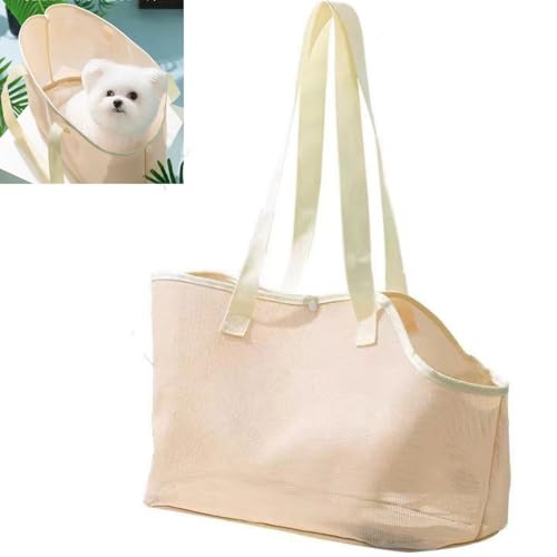 Alula777 Umhängetasche für Haustierausflüge, Hundetasche, Lauftasche für kleine Hunde, leicht, Netto von Alula777