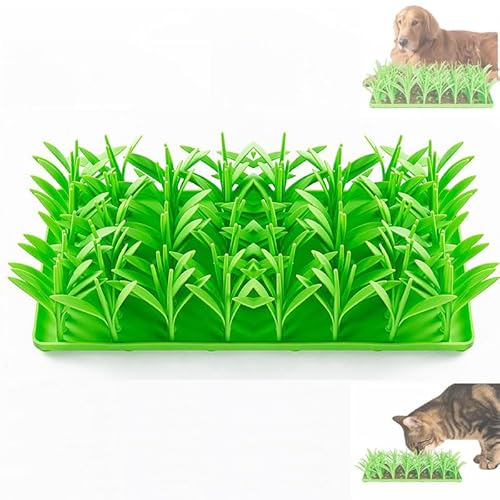 Alulayu Cat Grass Mat Silicone, Gras Matte Katzen, Grasmatte Katze, Grasmatte Silikon Katze,Interaktive Schnüffelmatten für Hunde und Katzen, Futterspiel für das Training der Nase Alulayu Cat Grass Mat Silicone, Gras Matte Katzen, Grasmatte Katze, Grasmatte Silikon Katze,Interaktive Schnüffelmatten für Hunde und Katzen, Futterspiel für das Training der Nase von Alulayu