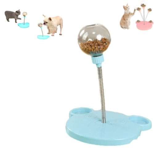 Alulayu Wackelndes Hunde Leckerli Spielzeug，Futterball für Hunde Interaktive Spielzeug, Fördert Gesunde Essgewohnheiten Und Mentale Stimulation (Rosa) von Alulayu