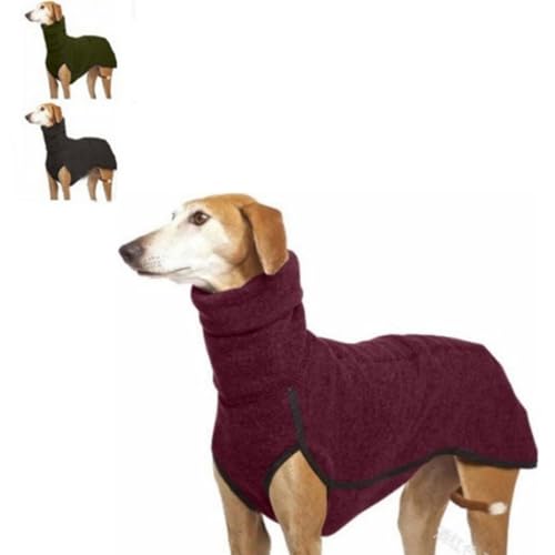 Alulayu Whippet Pullover, Windhund Mantel Aus Fleece für Große Hunde, Rollkragen Hundepullover Fleece-Hemd, Hunde Fleeceweste, Wintermantel für Hunde, Warmes Futter aus Polar Fleece Außenjacke für Hun Alulayu Whippet Pullover, Windhund Mantel Aus Fleece für Große Hunde, Rollkragen Hundepullover Fleece-Hemd, Hunde Fleeceweste, Wintermantel für Hunde, Warmes Futter aus Polar Fleece Außenjacke für Hun von Alulayu