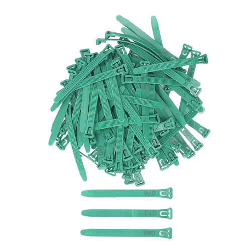 100 Pieces Chicken Leg Bands Numbered Identification Leg Tags Poultry Foot Rings Reusable Ducks Chicks Geese Pigeons (Green) von Alvinlite
