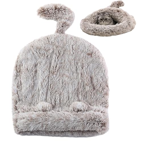 Plüsch-Katzennest – Katzenschlafsack | Plüschbett für kleine Hunde | Warmes Haustiernest, Plüsch-Katzennest, Katzenhöhlenbett, gemütlicher Kätzchensack für kleine Hunde, Haustier-Welpenbett, kleines H Plüsch-Katzennest – Katzenschlafsack | Plüschbett für kleine Hunde | Warmes Haustiernest, Plüsch-Katzennest, Katzenhöhlenbett, gemütlicher Kätzchensack für kleine Hunde, Haustier-Welpenbett, kleines H von Alwida