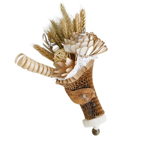 Spielzeug für Vögel, Papageien, Conure Design, Weizenohren, lustiges Kauspielzeug, Kaninchen, großes Kauspielzeug für Papageien, Dekoration zum Aufhängen für Vogelkäfig Spielzeug für Vögel, Papageien, Conure Design, Weizenohren, lustiges Kauspielzeug, Kaninchen, großes Kauspielzeug für Papageien, Dekoration zum Aufhängen für Vogelkäfig von Alwida