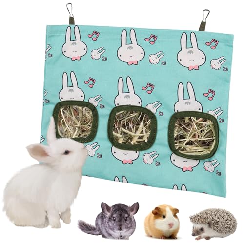 Alwodici Futterspender für Kaninchen, Heu, Meerschweinchen, Heu, 3 Löcher, zum Aufhängen, kann zerlegt, gewaschen und wiederverwendet werden, geeignet für kleine Tiere wie Kaninchen, Igel, Chinchillas Alwodici Futterspender für Kaninchen, Heu, Meerschweinchen, Heu, 3 Löcher, zum Aufhängen, kann zerlegt, gewaschen und wiederverwendet werden, geeignet für kleine Tiere wie Kaninchen, Igel, Chinchillas von Alwodici
