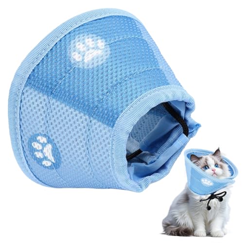 Alwodici Katzenkegelhalsband, weich, verstellbar, Elizabeth-Halsband für kleine Haustiere, Anti-Leck-Halsbänder für Katzen und Hunde, um Bisse nach der Genesung der Katzen zu verhindern Alwodici Katzenkegelhalsband, weich, verstellbar, Elizabeth-Halsband für kleine Haustiere, Anti-Leck-Halsbänder für Katzen und Hunde, um Bisse nach der Genesung der Katzen zu verhindern von Alwodici