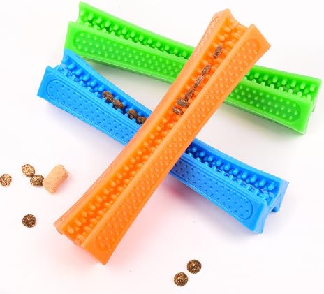 Alyxen 3 Stück Kauspielzeug Für Hundes,Zahnbürste,Hundes Kauen Knochen,Interaktives Kauknochen Hunde Spielzeug,Für Kleine/Mittlere Hunde Zum Spielen Und Zur Zahnreinigung von Alyxen