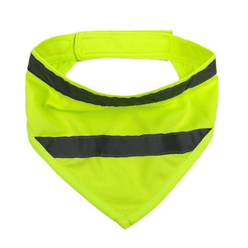 Reflektierendes Hundehalstuch, Dreieckstuch, Klettverschluss, Leuchtendes Hundehalsband, Leichtes Sabbertuch für Katzen, Hunde (S) von Alyxiavia