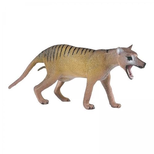 Amagogo 2X Handbemalte Mini Thylacine Figuren, Modell Desktop Ornamente, Party Favor Kollektion, Realistische, Detaillierte Actionfiguren für Kinder von Amagogo