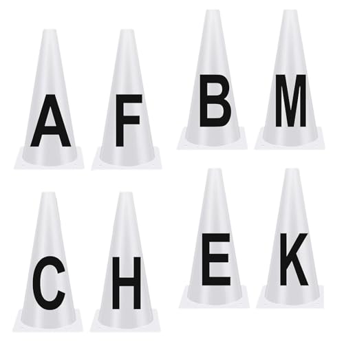 Amagogo 8-teiliges Dressurkegel-Trainingskegel, umfassende, robuste, leichte Ausrüstung für Reitsportler, Sport, stabile Buchstaben Amagogo 8-teiliges Dressurkegel-Trainingskegel, umfassende, robuste, leichte Ausrüstung für Reitsportler, Sport, stabile Buchstaben von Amagogo