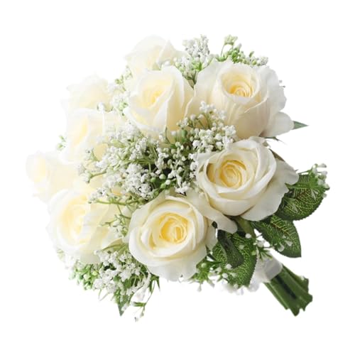 Amagogo Brautstrauß Hochzeitsstrauß für Braut Braut Blumen künstliche Rosenblumen für Foto -Stütze, Sekt Amagogo Brautstrauß Hochzeitsstrauß für Braut Braut Blumen künstliche Rosenblumen für Foto -Stütze, Sekt von Amagogo